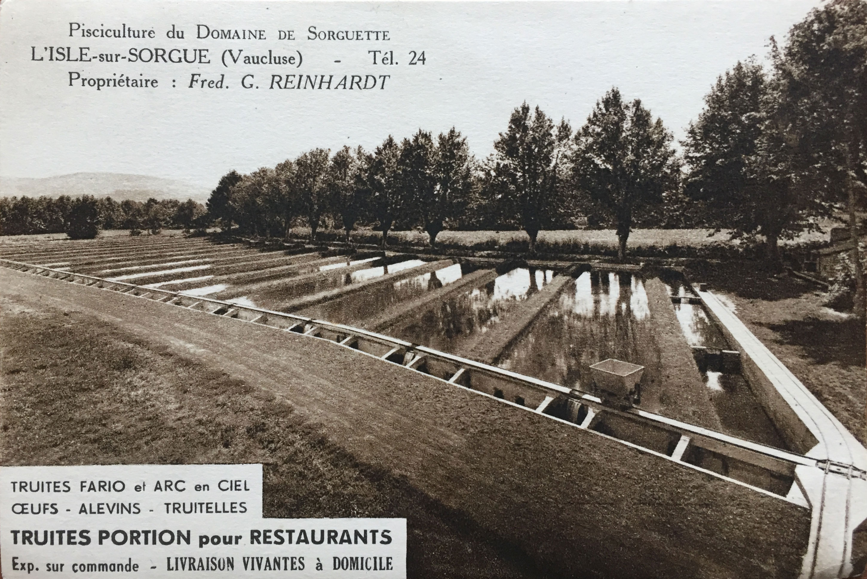 Carte postale ancienne - Pisciculture MEYER 1948