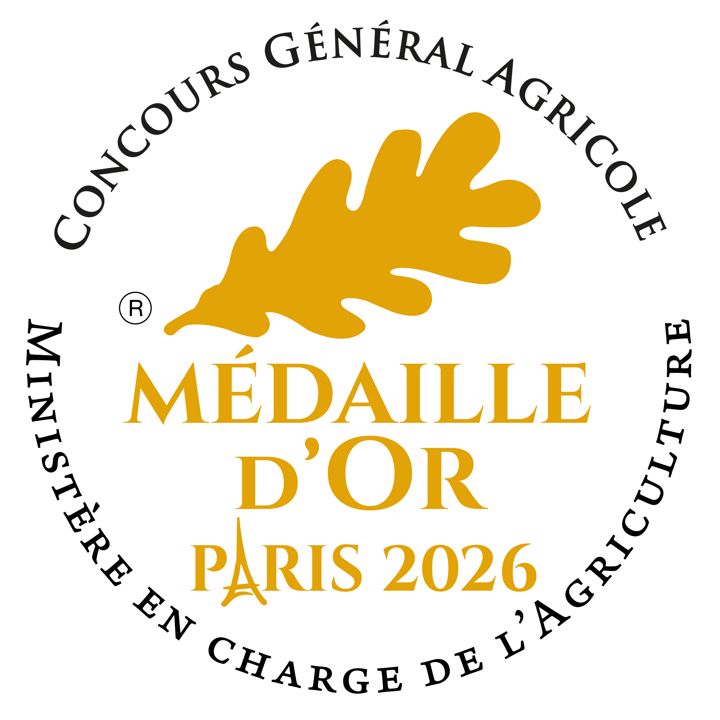 Médaille d'Or 2026 - Concours Général Agricole